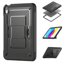 Funda para iPad 10.ª generación, iPad 11.ª generación, Air 11 M2, Air 11 M3, Pro 11 M4, iPad 10.2 7.ª/8.ª/9.ª generación, Pro 10.5 y Air 3. Cuenta con protección a prueba de golpes, anti-flexión, resistente a impactos y arañazos con un diseño portátil y ligero. Integra de manera elegante un soporte trasero oculto, rejillas de disipación de calor, recortes precisos para los puertos y una durabilidad reforzada contra dobleces y colisiones.