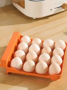 32个大容量鸡蛋收纳盒，采用优质PET材质，透明抽屉设计，带深槽和轨道，保持冰箱清洁有序，厨房必备收纳工具，适合万圣节、感恩节、圣诞节作为家庭厨师的礼物。