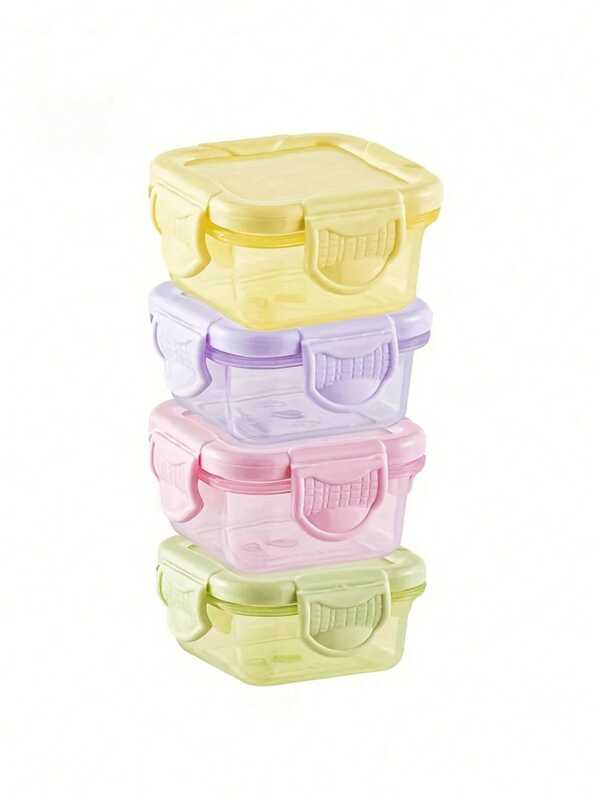 1/2/4/6/9 stuks Mini Bento Box Verzegelde Hulpvoedseldoos, Mini Voedselopslagdoos, Mini Transparante Container, Verzegelde Doos met Deksel, Doorzichtige Voedselopslagdoos, Keuken Lunchbox Koelkast Verzegelde Container, Rechthoekige Plastic Verzegelde Opbergdoos Kleine Voedselcontainer Plastic Verzegelde Doos, Multifunctionele Kruidenierswarendoos, Keukenbenodigdheden Schoolbenodigdheden, Terug naar School