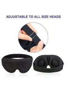 1PC Eye Mask For Sleeping 3D Contoured Cup Blindfold Concave Molded Night Sleep Mask Block Out Light With Women Men