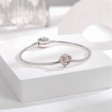 Silver Plated Charm Lifes A Camble Mom Is The Queen Lion Love Crown Series Charm Bead Is Suitable For Diy Female Bracelet Pendants