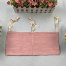 2 口袋悬挂式床边婴儿尿布收纳袋，婴儿床储物袋，床边储物袋，2 口袋悬挂式床边尿布收纳袋，适用于婴儿车