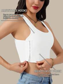 1pc Wireless Chest Binder For Women, Chest Shaping Breathable Seamless Bra Inner Wear, Summer