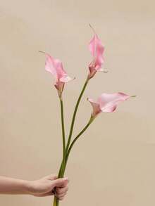 1PC/3PCS High Quality Simulation Calla Lily Home Decoration Flower Living Room Decoration Fake Flower Garden Party Decoration Simulation Flower Simulation Plant - Multicolor - View 12