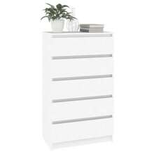 Commode, 60x36x103 cm, en ingénierie, solide et durable, idéale pour décorer la maison-blanc