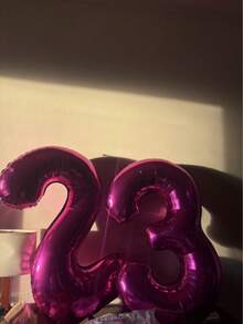 2pcs 40-Inch Magenta Color Number Foil Balloon, Extra Large 0-9 Digits Balloon Suitable For Birthday Party, Wedding, Anniversary, Valentine's Day, Christmas, New Year Decor And Photography Backdrop - Hot Pink - View 10