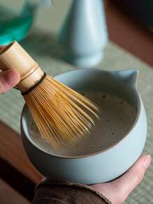 2er-Set minimalistische keramische Matcha-Schalen mit Rissenmuster, 500ml Fassungsvermögen, leicht zu reinigen, für den Familiengebrauch geeignet, japanischer Stil