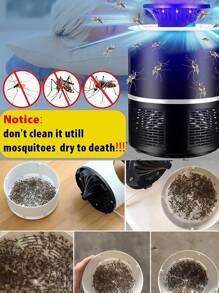 1 Peça Eliminador de Insetos para Uso Interno, Eliminador de Mosquitos USB para Uso Interno, Lâmpada de Luz UV Mata Mosquitos, Atrai Mosquitos Voadores, Insetos, Eliminador de Mosquitos para Casa, Escritório, Quarto, Cozinha