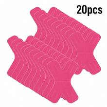 20 件装多色 X 型膝盖肌肉贴，马拉松跑步运动膝盖肌肉贴，锻炼健身肌肉贴健身房配件膝盖支撑运动护膝健身房护膝 - 彩色 - 查看 14