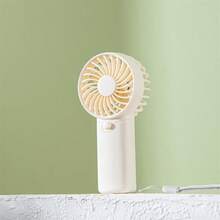 便携式电池供电手持风扇，卡通微型小风扇，小巧便捷夏季降温，海滩，旅行 - 彩色 - 查看 6