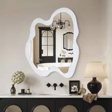 Irregular Mirror Special Shape Makeup Mirror Asymmetric Wall Mirror Shatter-Proof Glass Decorative Mirror Suitable For Desktop Wall-Mounted Wash Basin Mirror