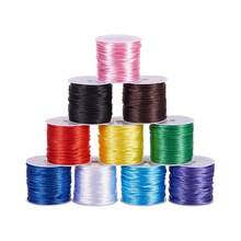 10 Color 2mm Satin Rattail Cord String Nylon Trim Silk Cord For Friendship Bracelet Chinese Knot Macramé Trim Jewelry Making About 91 Yards Totally - 彩色 - 查看 2