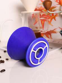 1 件大号可重复使用陶瓷手冲咖啡过滤器、无纸滴滤咖啡漏斗、陶瓷咖啡分享壶滴滤器 Back To School