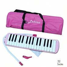 Melodica Escolar 32 Teclas Escolares Melodicas Instrumento. Portátil Melodica Escolar De 32 Teclas With Estuche Y Boquilla,Apto Para Niños y Adultos,Armónica. Melódica 32 Teclas Latino Escolar Con Boquilla Estuche Y Tela - Rosa - Ver 4