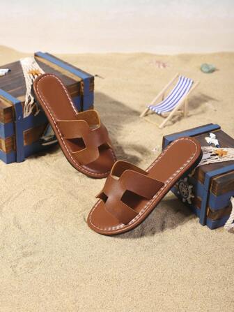 一双新款夏季儿童拖鞋拼色童装拖鞋夏季小女孩软底时尚凉鞋休闲女童公主鞋防滑沙滩鞋室内外适用适合宝宝