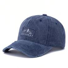 JZML 1pc Unisex Letter & Mountain Peak Embroidery Baseball Cap