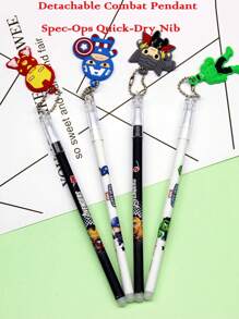 Disney Disney Marvel Authorized Back-To-School Hero Armory Kit YQiDuo Superhero Tactical Erasable Pen - Detachable Gel Armor Pendant & Military-Grade Quick-Dry Tip, Magnetic Hero Companion System With 0.5mm Stealth Ink ( Battle-Ready Study Gear) School Supplies, Back To School