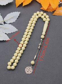 1 pieza Brazalete de cuentas de oración de acrílico de 45 piezas de 10 mm, adecuado para Ramadán, Eid Al-Fitr, regalos de Navidad
