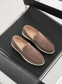 Mocasines casuales para hombre, zapatos náuticos transpirables de verano con cierre deslizante, suela plana ligera y elegante, 4 colores