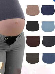 1pc Women Adjustable Elastic Waist Extender, Maternity Waist Extender For Pants/Skirts - Multicolor - View 10