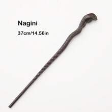 1pc Premium Classic Carbon Steel Magic Wand - Roleplay Scepter - Wand - Cane Gift - Photo Prop - LARP Party Supplies - Stage Performance Accessory - Gift & Collection - Home Decor - Birthday Gift - Unlock Your Own Magic World