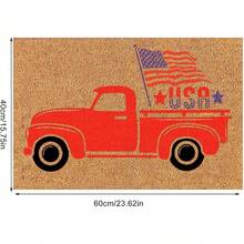 4th Of July Decorations Usa Flag Patriotic Doormat, Independence Day Americana Outdoor Doormat Kitchen Bathroom Door Mat, Fourth Of July Welcome Rugs Entrance, Summer Army Veteran Door Mats For Garden Yard Kitchen Bathroom Decor 16x24 Inch Carpet Bathroom Accessories Back To School - D #6 - View 3