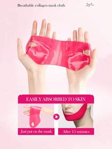 1/2/3/5/8/10/15/20pcs V-Shaped Face Lifting Gel Mask, Chin Lifting Tape, Skin Tightening Hydrogel Ear Hanging Mask - Multicolor - View 6