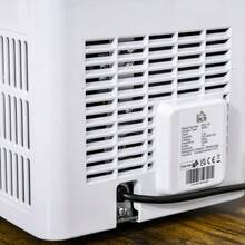 HOMCOM Ice Maker Machine, 1.5L Countertop Ice Cube Maker With Self-Cleaning, 9 Cubes Ready In 8 Mins, 12kg In 24 Hrs, No Plumbing With Basket, White