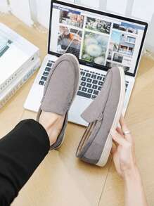 Mocasines casuales para hombre, zapatos náuticos transpirables de verano con cierre deslizante, suela plana ligera y elegante, 4 colores
