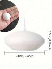 10pcs/Pack Floating Candle Centerpieces, Unscented Floating Candle Decorations, Floating Candle Vase Suitable For Valentine's Day, Thanksgiving, Wedding, Holiday, Party And Home Decor - White 20 - View 5