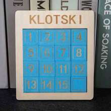 1 件木制数字华容道拼图游戏，智力游戏，锻炼思维和逻辑，节日/生日礼物，万圣节礼物，圣诞节礼物，平安夜礼物，礼物，儿童玩具，玩具，游戏 - 彩色 - 查看 6