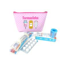 Necessaire Farmacinha Porta Remédio a Pronta Entrega - Rosa chiclete - Visão 4