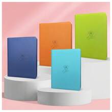 带拉链的交易卡活页夹，12 个口袋卡活页夹，480 个双面口袋卡收集活页夹，卡片相册卡夹，适用于 MTG、TCG、运动卡、游戏卡 - 彩色 - 查看 4