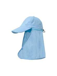 1pc Summer Outdoor Quick-Dry Bucket Hat With Neck Cover For Men, Fishing, Hiking, Sun Protection - A - View 8