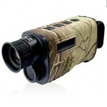 HD 1080P Night Vision Monocular With 7 - Level IR Adjustment, USB Rechargeable: Ideal For Hunting And Camping - Camouflage - View 1