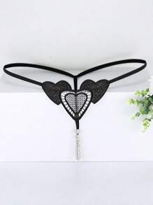 Sexy Lingerie Love Embroidered Beaded Sexy Underwear Fairy Maiden Thongs
