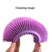 Silicone Brush Baby Shower Sponge Dry Massage Bath Towel For Body Bast Silicone Body Scrubber Back Scrubber