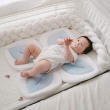 1pc Baby Bath Mat, Newborn Flower Bathing Pad, Sunflower Sink Facial Massage Cushion, Compression Design - Pink - View 5