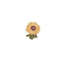 1pc Authentic Teacher's Day Gift Sunflower & Lily Flower Decoration Brooch, Cute Style For Couples, Students, Bag Decor