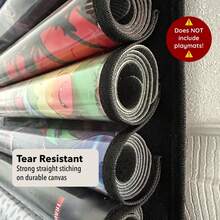 Túi đựng thảm chơi TCG 12+1/6+1 khe - Hộp đựng bằng polyester bền chắc có tay áo bằng nhựa trong suốt, thiết kế treo cửa tiết kiệm không gian, món quà hoàn hảo cho game thủ - Nhiều màu - Xem 6