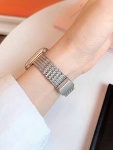 1 件星空细麦穗图案磁性金属表带，适合所有型号 38/40/41/42/44/45/49 毫米，兼容 Ultra/SE/S9/8/7/6/5/4/3/2/1 系列，男女通用，方便磁扣，防刮，适合所有季节