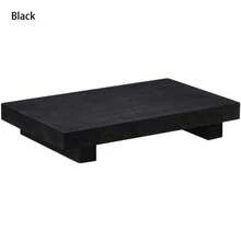1pc Simple Wooden Stool Footstool, 23*15*3.8cm(9*6*1.5inch) Wooden Soap Dish Holder With Tray And Base, Rustic Style Multipurpose Home Decor For Sink, Countertop, Bathroom, Living Room, Kitchen, Soap Dish, Plant Stand - 長方形款 - 查看 12