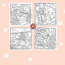 Simple Joys 24-Page Coloring Book | Beginner-Friendly Tracing + Stress-Relieving Doodles, Coloring Book For Adults And Teens, Simple Yet Expansive Relaxation Designs, Thick & Opaque, Suitable For Stationery, School Supplies, Great Gift For Girls, Valentine's Day, New Year - Simple Joys - View 3