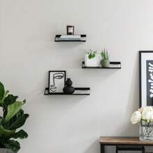 Floating Shelves For Wall - 黑色霧面 - 查看 4