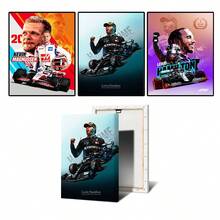 1 tấm áp phích đua xe huyền thoại F1 Pop Sports 2023 thẩm mỹ mũ bảo hiểm đua xe Schumacher in trên vải nghệ thuật treo tường trang trí phòng lái xe tại nhà khung tùy chọn - Nhiều màu - Xem 39