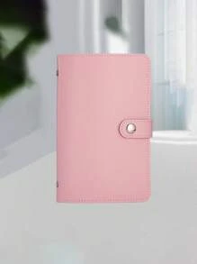 100Pcs Envelope Budget Challenge Loose Leaf Binder, Money Saving Binder, PU Leather Banknote Storage Book, Money Organizer For Banknote Photos, Stamps And Bank Card Storage, Multi-Function Loose Leaf Storage Organizer Pouch, Large Capacity Cash Storage Notebook, Birthday/New Year Gift, Multi-Function Loose Leaf Storage Organizer Pouch, Portable Purse, Clear Card Holder, Travel Accessories, Boho Vibes