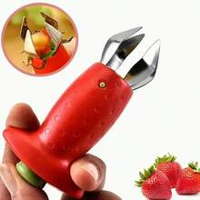 [Kitchen Tool - New Creative] 1pc Easy-To-Use Stainless Steel Strawberry Huller & Pineapple Corer, Effortlessly Removes Stems, Strawberry Skin & Pineapple Core, Creative Kitchen Tool, Stainless Steel Strawberry & Pineapple Corer - Easy-To-Use Kitchen Tool, Portable Outdoor Tool, Essential For Home, Picnic, Camping & Party, Fruit Cleaning Tool | Fashionable Kitchen Tool, Durable Kitchenware, Random Color And Style - Multicolor - View 9