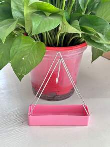 1pc.European Creative Mosquito-Repellent Vertical Hanging Display Iron Art Metal Home Mosquito-Repellent Box, All Iron Tripod Plastic Tripod Snail Mosquito-Repellent Rack Incense Tray With Mosquito-Repellent Ash Storage Rack