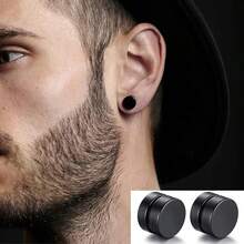 4 Stücke minimalistische magnetische Ohrringe für Männer, nicht durchbohrte magnetische Ohrstecker für Männer und Frauen, simples Design für den täglichen Gebrauch