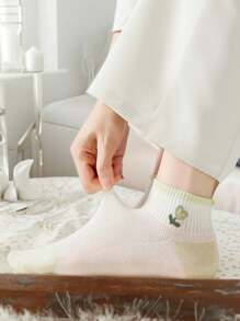 1/5/10/20 Pairs Women Cartoon Chic Casual Versatile Ankle Socks